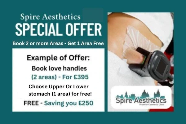 Fat Freezing Promotion Hucknall under Huthwaite from Spire Aesthetics - Book Today!